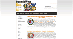 Desktop Screenshot of demeritwear.com